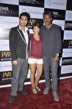 Raaghav Chanana, Maya Tideman, Adil Hussain at the Press conference of film Lessons in Forgetting in PVR, Mumbai on 20th March 2013 (16).JPG